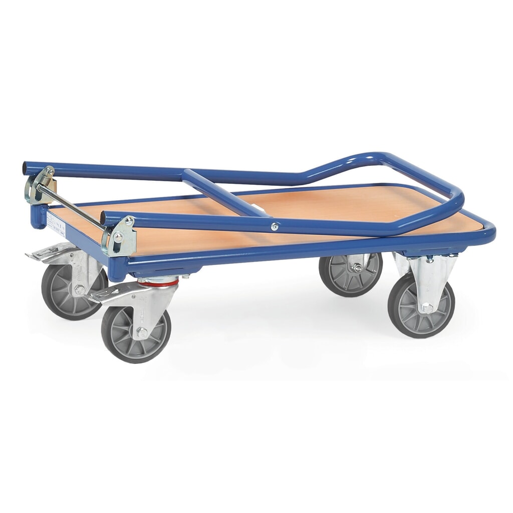 Plošinový vozík fetra® s drevenou ložnou plochou, závesná konzola, Š x H 600 x 900 mm, nosnosť 250 kg Číslo obrázka výrobku 4: Plošinový vozík fetra® s drevenou ložnou plochou, závesná konzola, Š x H 600 x 900 mm, nosnosť 250 kg
