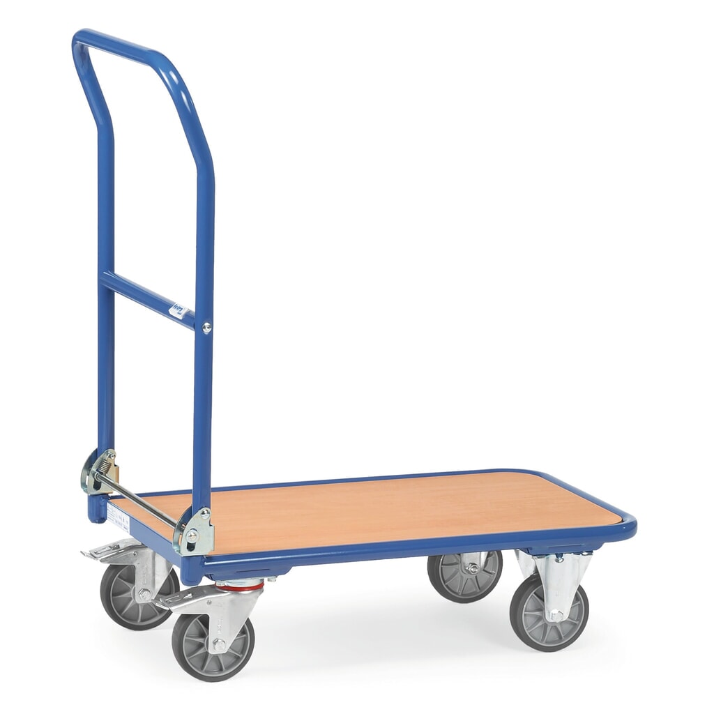 Plošinový vozík fetra® s drevenou ložnou plochou, závesná konzola, Š x H 600 x 900 mm, nosnosť 250 kg Číslo obrázka výrobku 5: Plošinový vozík fetra® s drevenou ložnou plochou, závesná konzola, Š x H 600 x 900 mm, nosnosť 250 kg