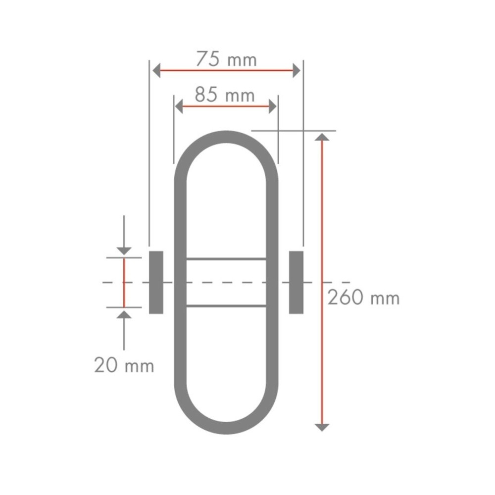 Číslo obrázka výrobku 2: Pneumatické koleso, drážkovaný profil, valčekové ložisko, Ø × šírka 260 × 85 mm, nosnosť 130 kg