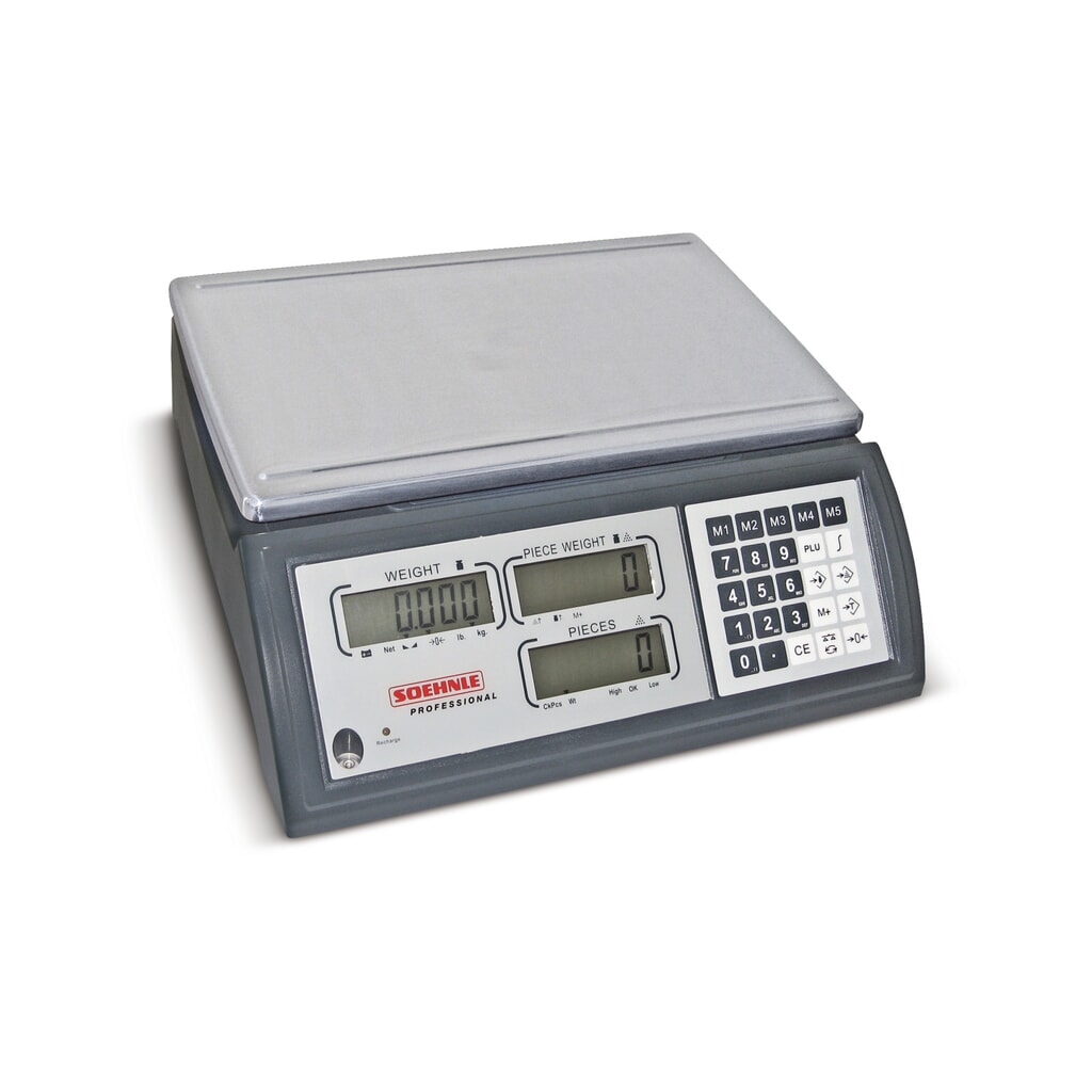 Obrázok výrobku: Počítacia váha SOEHNLE, Š x H 360 x 240 mm, rozsah váženia max. 15 kg