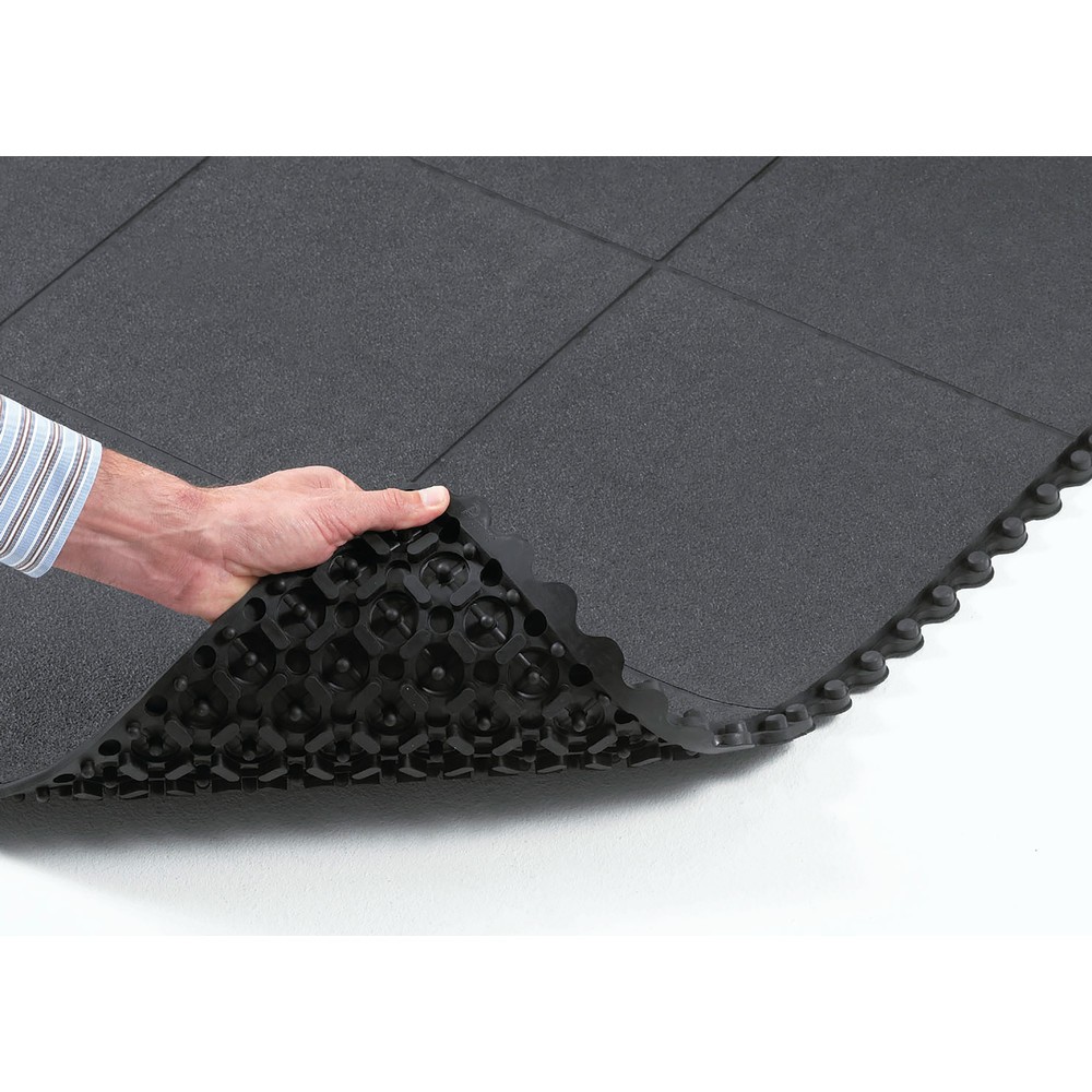 Číslo obrázka výrobku 2: Podlahová doska pre montážne pracoviská, zásuvný systém, uzatvorená, š x h 910 x 910 mm