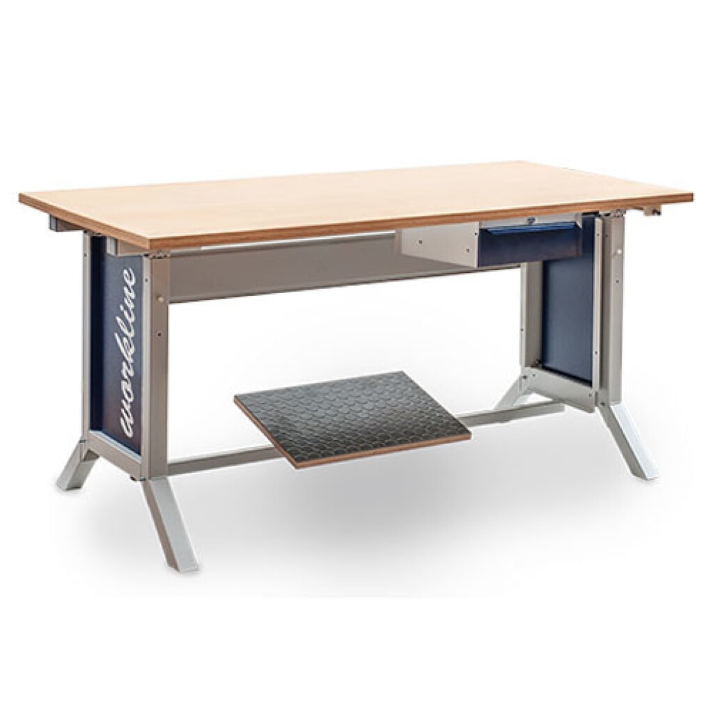 Podstavná skriňa Bedrunka+Hirth s 1 zásuvkou pre stôl systému pracoviska, v × š × h 140 × 370 × 400 mm, enciánová modrá Číslo obrázka výrobku 2: Podstavná skriňa Bedrunka+Hirth s 1 zásuvkou pre stôl systému pracoviska, v × š × h 140 × 370 × 400 mm, enciánová modrá