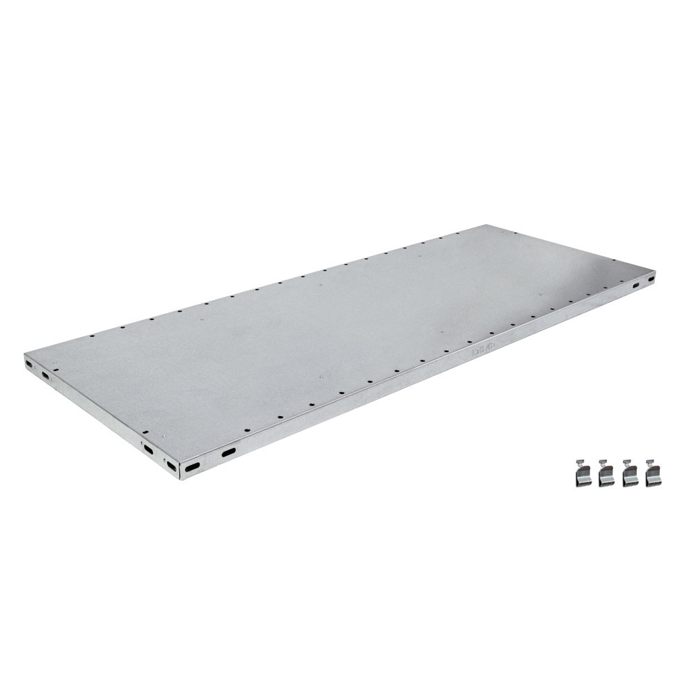 Obrázok výrobku: Polica pre policový regál Schulte Plug-in System, nosnosť regálu 150 kg, galvanizované, ŠxH 1300 x 400 mm