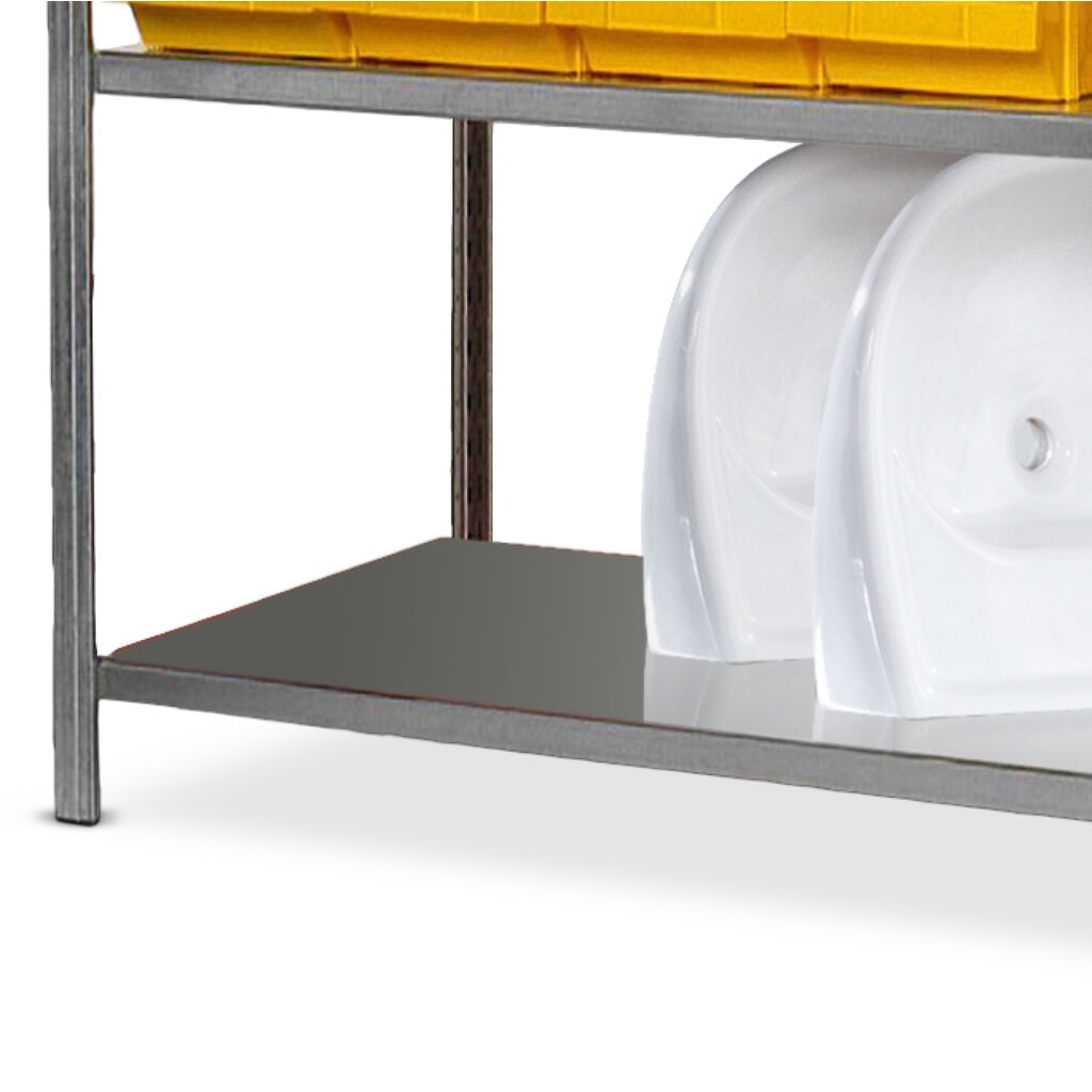Polica pre policový regál, s policami z oceľového plechu, Š x H 1 000 x 300 mm Obrázok výrobku: Polica pre policový regál, s policami z oceľového plechu, Š x H 1 000 x 300 mm