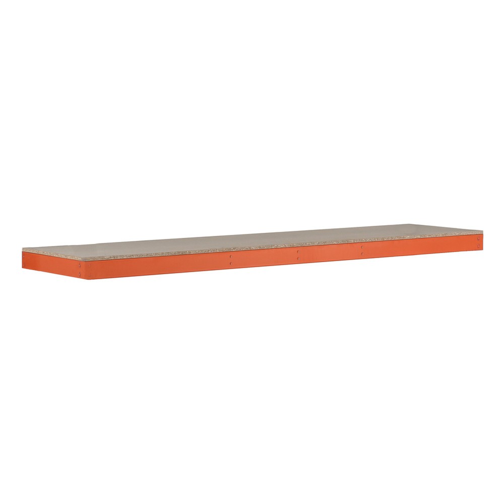 Obrázok výrobku: SCHULTE široká rozpätá polica s drevotrieskou, š x h 1,536 x 926 mm, oranžová