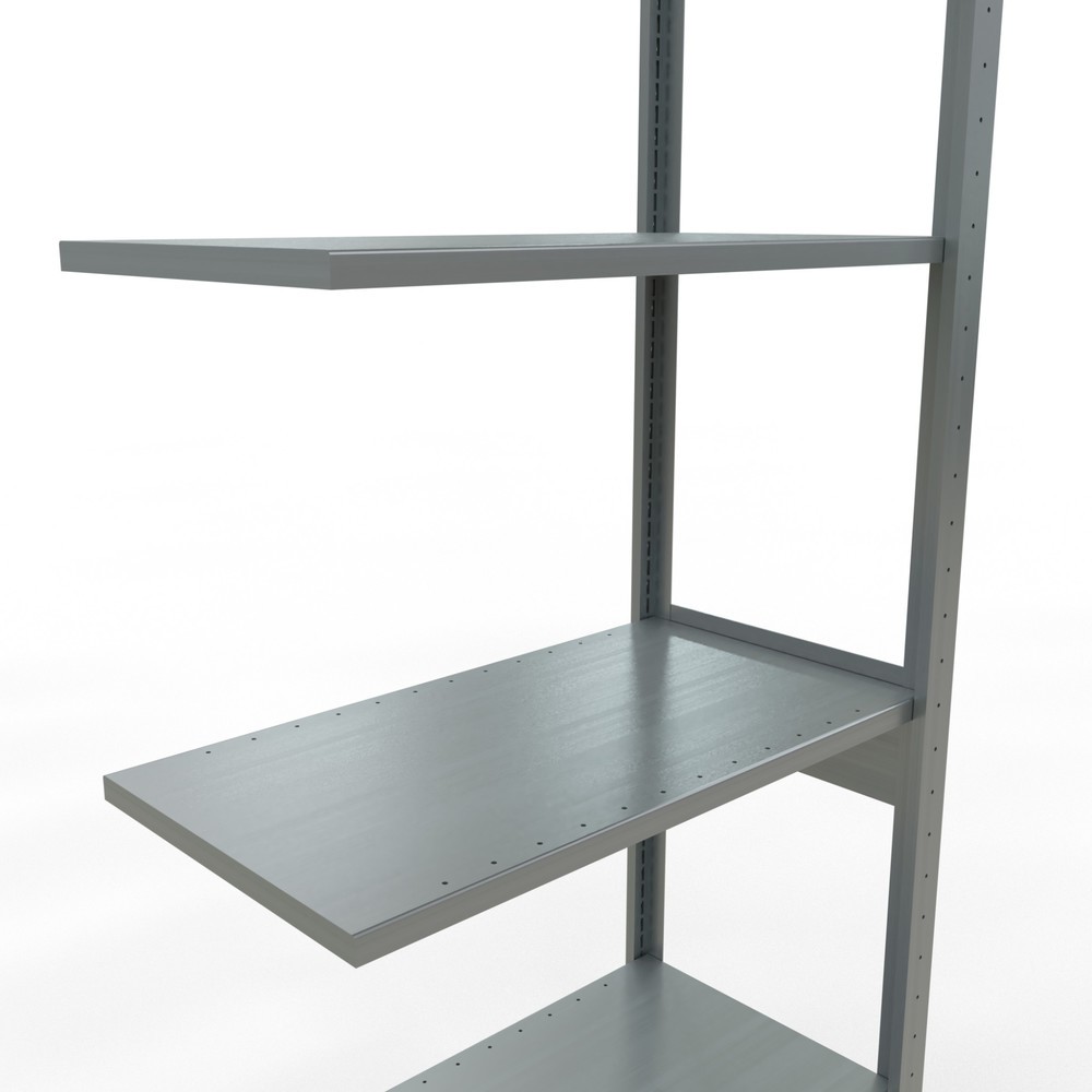 Číslo obrázka výrobku 4: SCHULTE policový regál, prídavné pole, nosnosť regálu 150 kg, galvanizované, V x Š x H 2 500 x 750 x 400 mm
