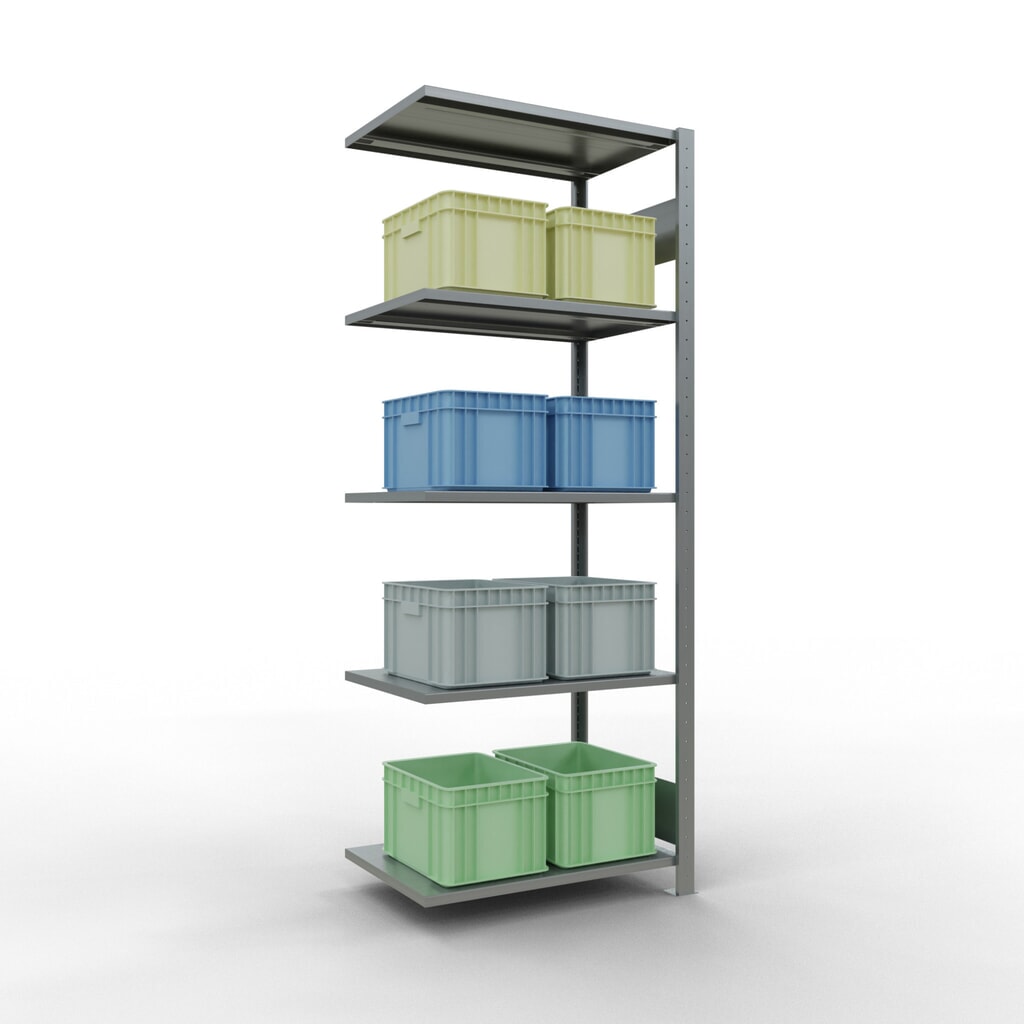 SCHULTE zásuvná montážna polica, prídavné pole, nosnosť regálu 150 kg, galvanizovaná, V x Š x H 2 000 x 750 x 500 mm Číslo obrázka výrobku 2: SCHULTE zásuvná montážna polica, prídavné pole, nosnosť regálu 150 kg, galvanizovaná, V x Š x H 2 000 x 750 x 500 mm