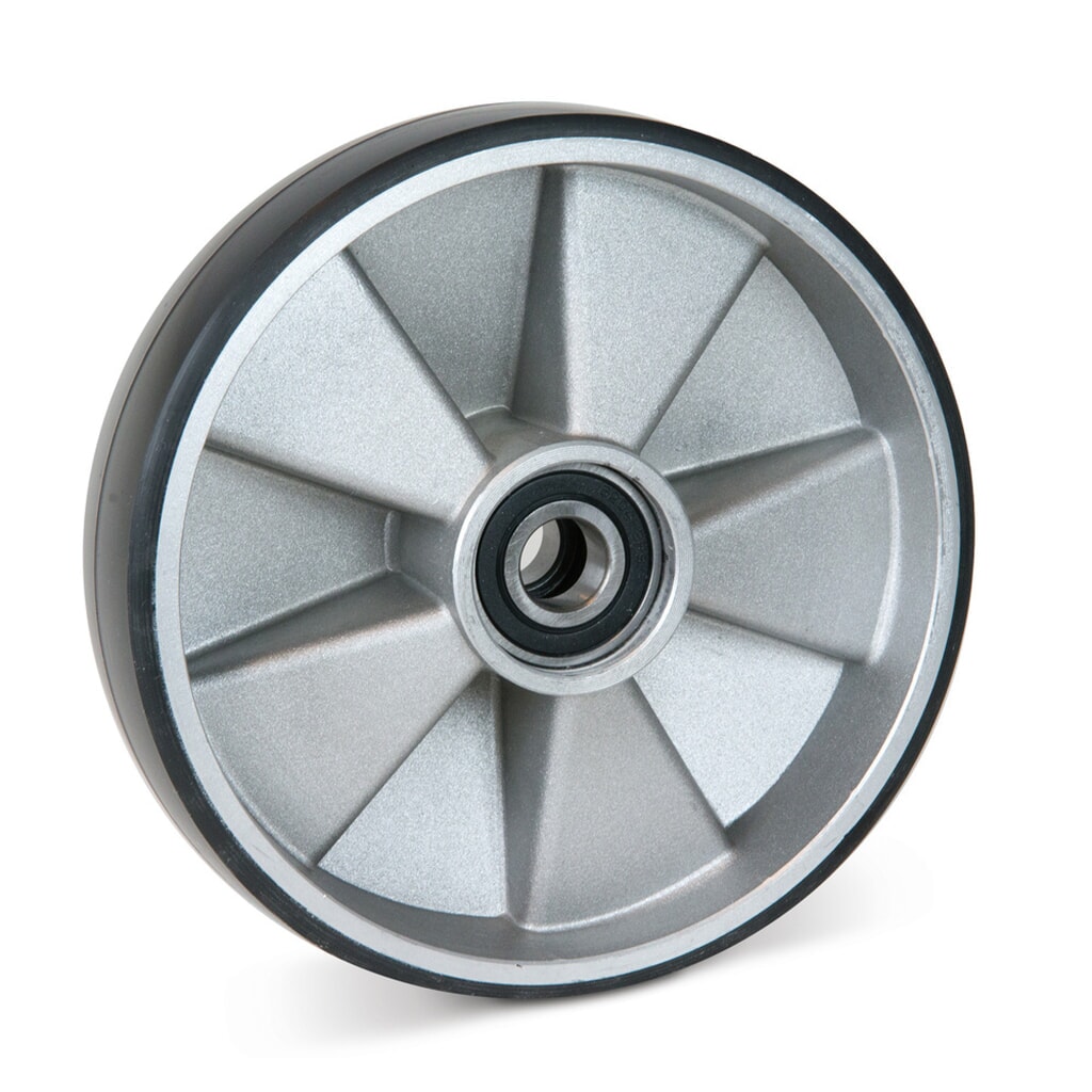 PU volant pre ručné paletovacie vozíky Ameise® typ ACY20, HLTN, rok od '09, Ø 180 mm, čierny Obrázok výrobku: PU volant pre ručné paletovacie vozíky Ameise® typ ACY20, HLTN, rok od '09, Ø 180 mm, čierny