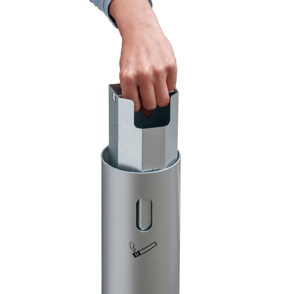 Popolník Top Design, nástenný model, čierna Číslo obrázka výrobku 2: Popolník Top Design, nástenný model, čierna
