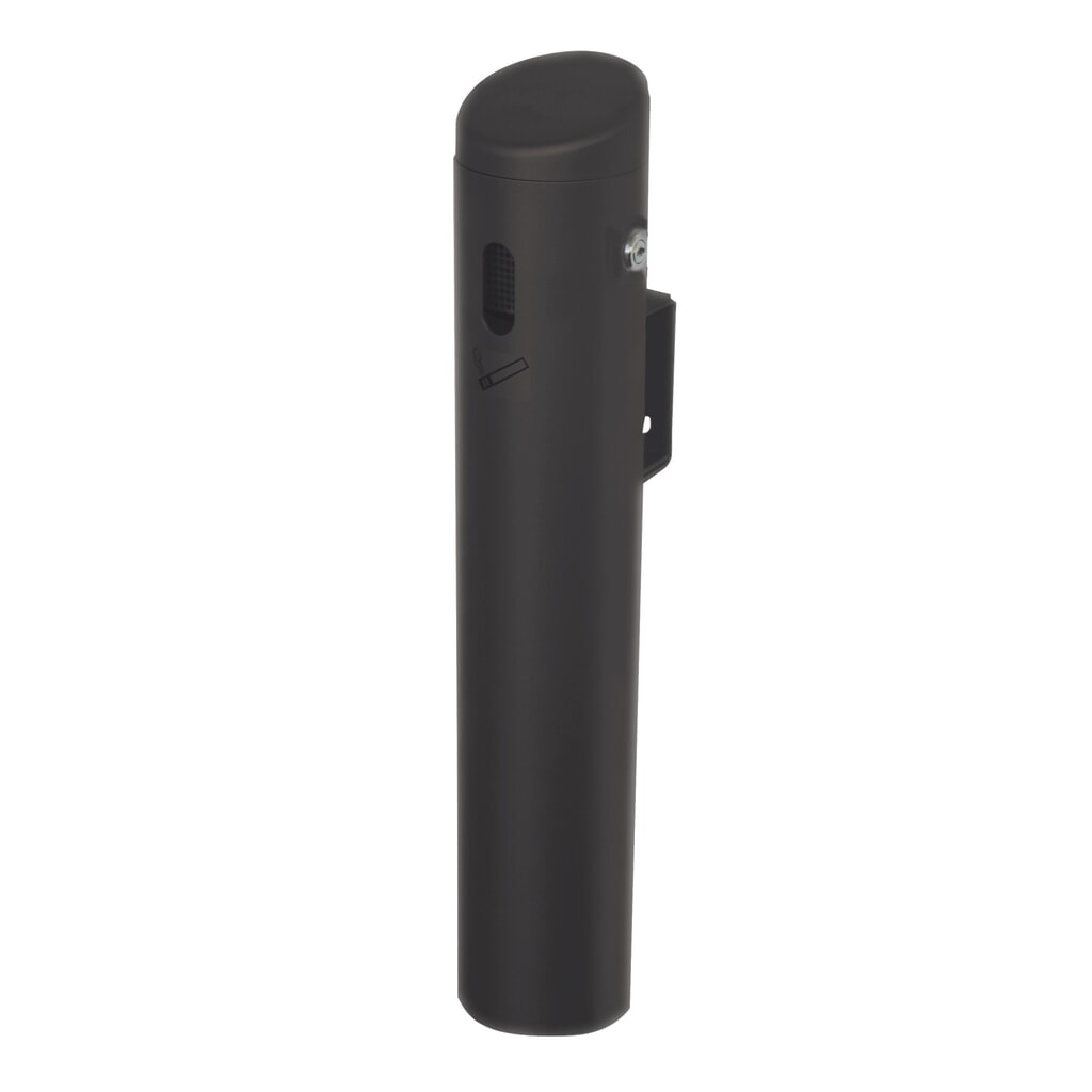 Popolník Top Design, nástenný model, čierna Obrázok výrobku: Popolník Top Design, nástenný model, čierna