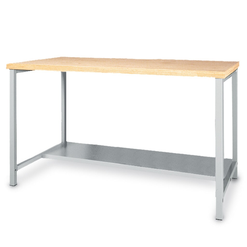 Pracovný stôl Bedrunka+Hirth s odkladacou plochou, nosnosť 200 kg, v × š × h 859 × 1 500 × 750 mm Číslo obrázka výrobku 1: Pracovný stôl Bedrunka+Hirth s odkladacou plochou, nosnosť 200 kg, v × š × h 859 × 1 500 × 750 mm