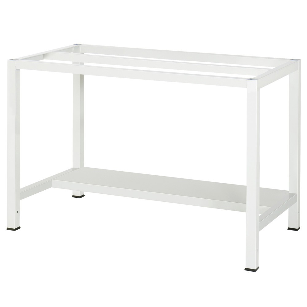 Číslo obrázka výrobku 3: Pracovný stôl RAU 900 s odkladacím dnom, hĺbka 320 mm, v × š × h 825 × 1 250 × 800 mm, pracovná doska z bukového masívu