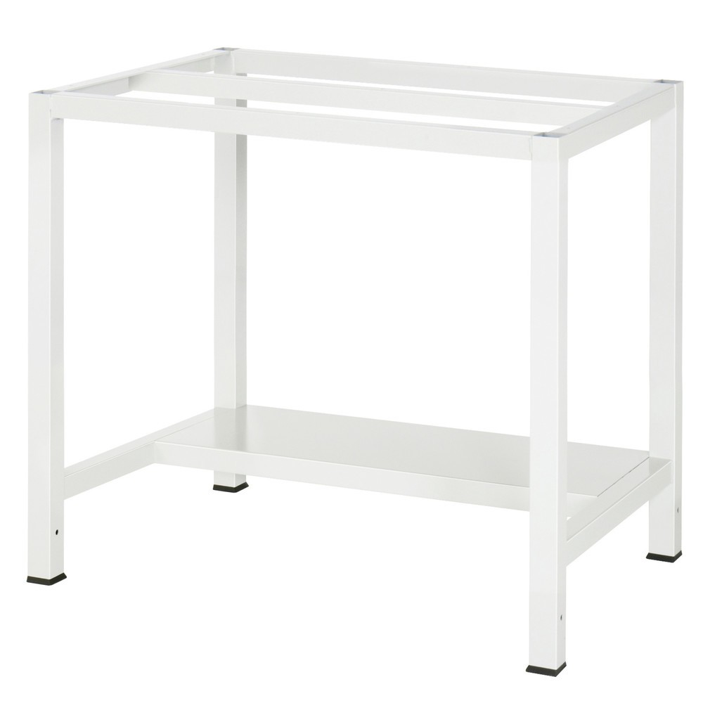 Číslo obrázka výrobku 3: Pracovný stôl RAU 900 s odkladacím dnom, hĺbka 320 mm, v × š × h 825 × 1 000 × 800 mm, pracovná doska s melamínovým povrchom