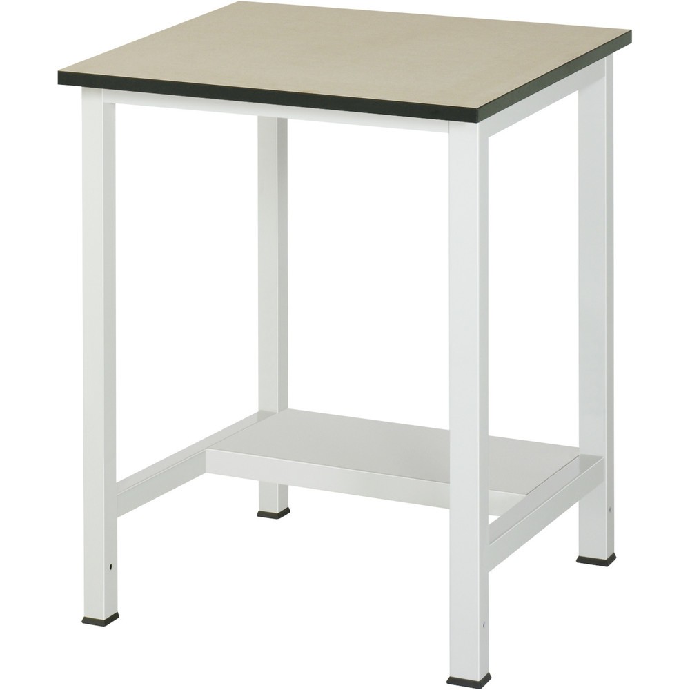 Číslo obrázka výrobku 1: Pracovný stôl RAU 900 s odkladacím dnom, hĺbka 320 mm, v × š × h 825 × 750 × 800 mm, pracovná doska z MDF