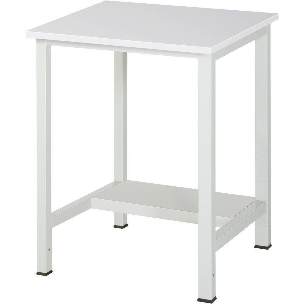 Číslo obrázka výrobku 1: Pracovný stôl RAU 900 s odkladacím dnom, hĺbka 320 mm, v × š × h 825 × 750 × 800 mm, pracovná doska s melamínovým povrchom