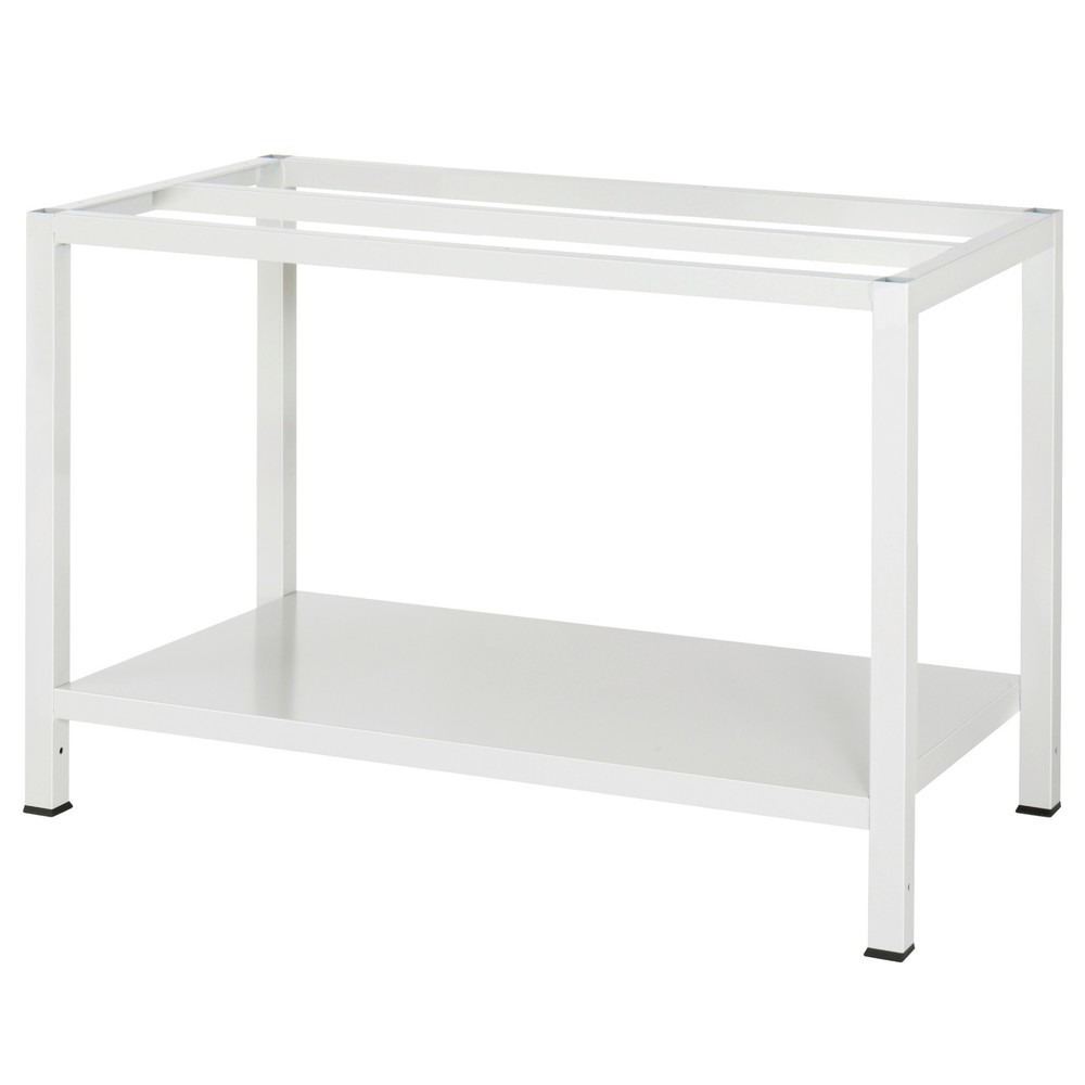 Číslo obrázka výrobku 3: Pracovný stôl RAU 900 s odkladacím dnom, hĺbka 650 mm, v × š × h 825 × 1 250 × 800 mm, pracovná doska s melamínovým povrchom