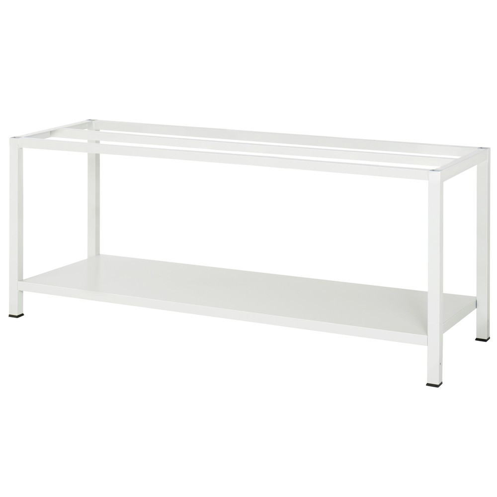 Číslo obrázka výrobku 3: Pracovný stôl RAU 900 s odkladacím dnom, hĺbka 650 mm, v × š × h 825 × 2 500 × 800 mm, pracovná doska s univerzálnym/linoleovým povrchom