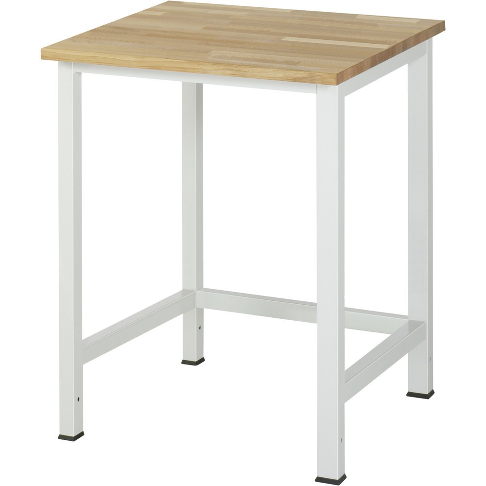 Číslo obrázka výrobku 1: Pracovný stôl RAU 900, v × š × h 825 × 750 × 800 mm, pracovná doska z bukového masívu