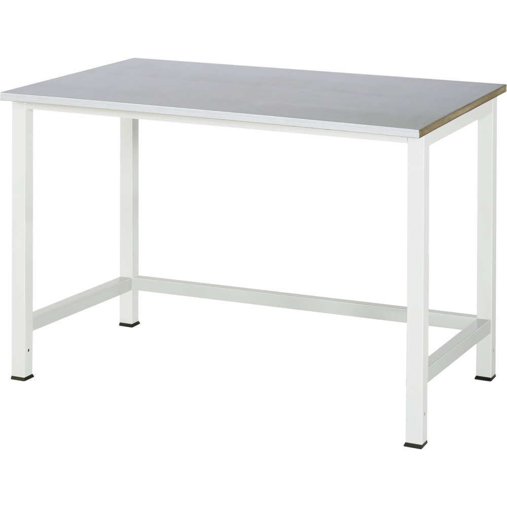 Číslo obrázka výrobku 1: Pracovný stôl RAU 900, v × š × h 825 × 1 250 × 800 mm, pracovná doska s povrchom z nehrdzavejúcej ocele