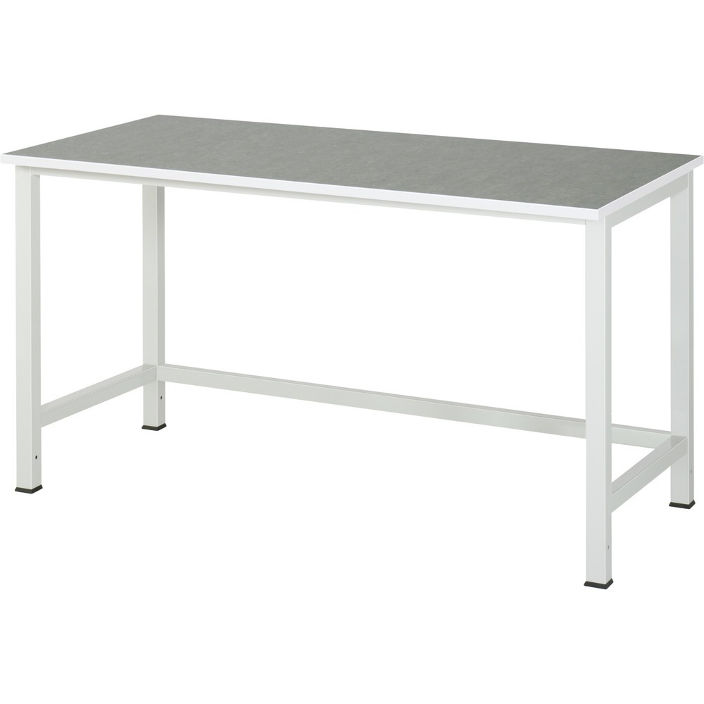 Číslo obrázka výrobku 1: Pracovný stôl RAU 900, v × š × h 825 × 1 500 × 800 mm, pracovná doska s univerzálnym/linoleovým povrchom