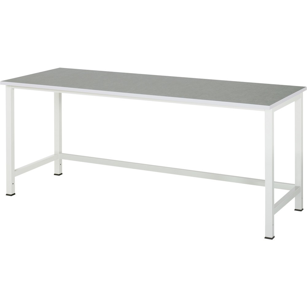 Číslo obrázka výrobku 1: Pracovný stôl RAU 900, v × š × h 825 × 2 500 × 800 mm, pracovná doska s univerzálnym/linoleovým povrchom