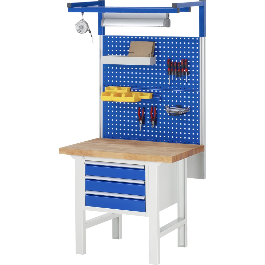 Pracovný stôl RAU série 7000, v × š × h 840 × 1 000 × 900 mm, 2 zásuv. 1 × 150 mm, 1 × 210 mm, nosnosť zásuv. 100 kg Číslo obrázka výrobku 8: Pracovný stôl RAU série 7000, v × š × h 840 × 1 000 × 900 mm, 2 zásuv. 1 × 150 mm, 1 × 210 mm, nosnosť zásuv. 100 kg