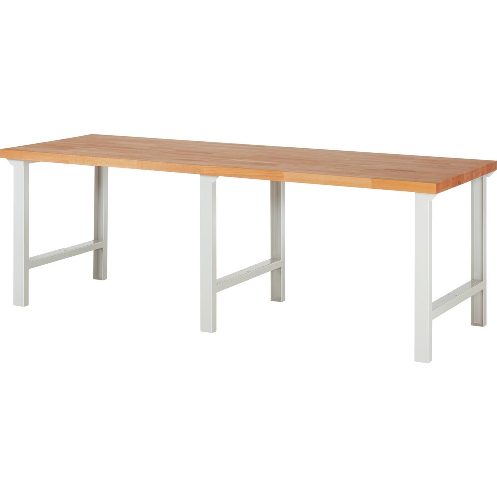 Obrázok výrobku: Pracovný stôl RAU série 7000, v × š × h 840 × 2 500 × 900 mm