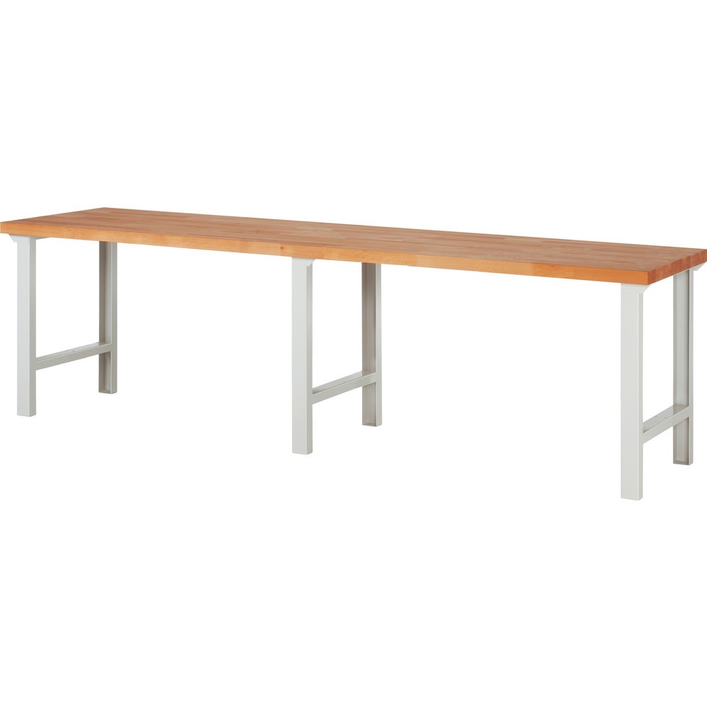 Obrázok výrobku: Pracovný stôl RAU série 7000, v × š × h 840 × 3 000 × 700 mm