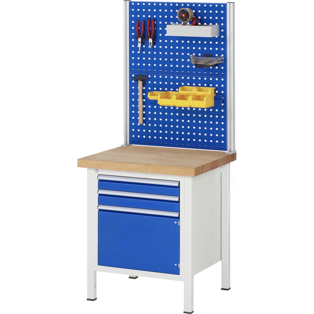 Pracovný stôl RAU série 8000, 1 krídlové dvere, v × š × h 840 – 1 040 × 750 × 700 mm, 1 zásuvka, 1 krídlové dvere Číslo obrázka výrobku 8: Pracovný stôl RAU série 8000, 1 krídlové dvere, v × š × h 840 – 1 040 × 750 × 700 mm, 1 zásuvka, 1 krídlové dvere