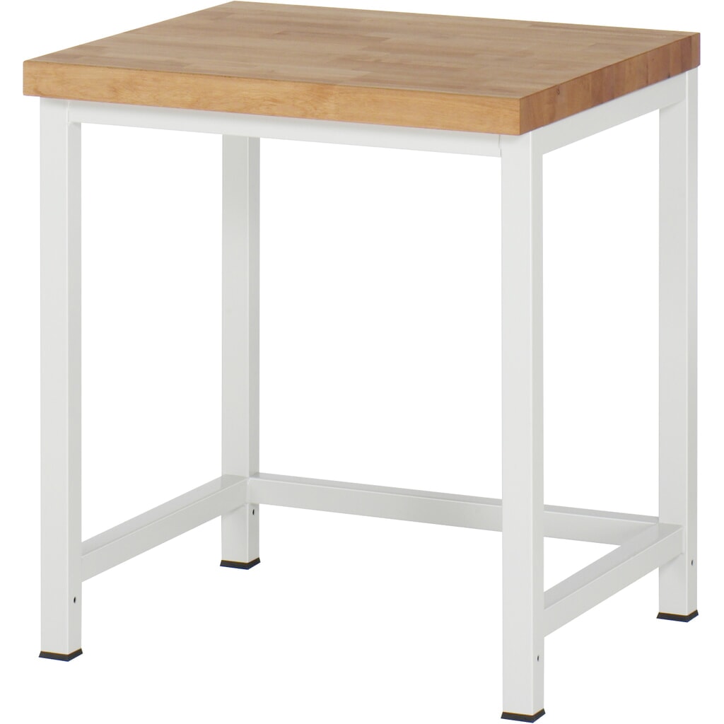 Pracovný stôl RAU série 8000, pracovná doska z bukového masívu, hrúbka 40 mm, v × š × h 840 × 750 × 700 mm Číslo obrázka výrobku 1: Pracovný stôl RAU série 8000, pracovná doska z bukového masívu, hrúbka 40 mm, v × š × h 840 × 750 × 700 mm
