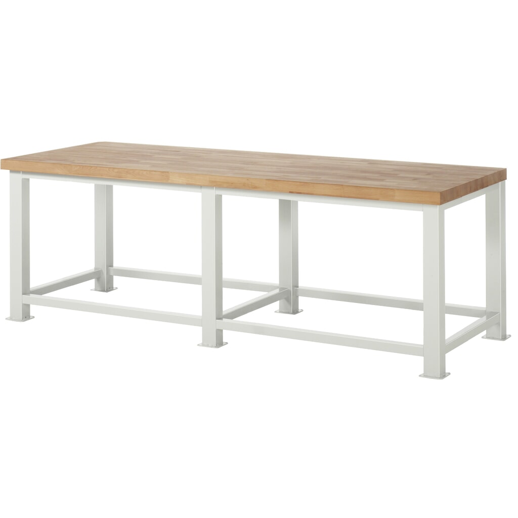 RAU pracovný stôl s vysokou nosnosťou, v × š × h 850 mm × 2500 mm × 900 mm Obrázok výrobku: RAU pracovný stôl s vysokou nosnosťou, v × š × h 850 mm × 2500 mm × 900 mm