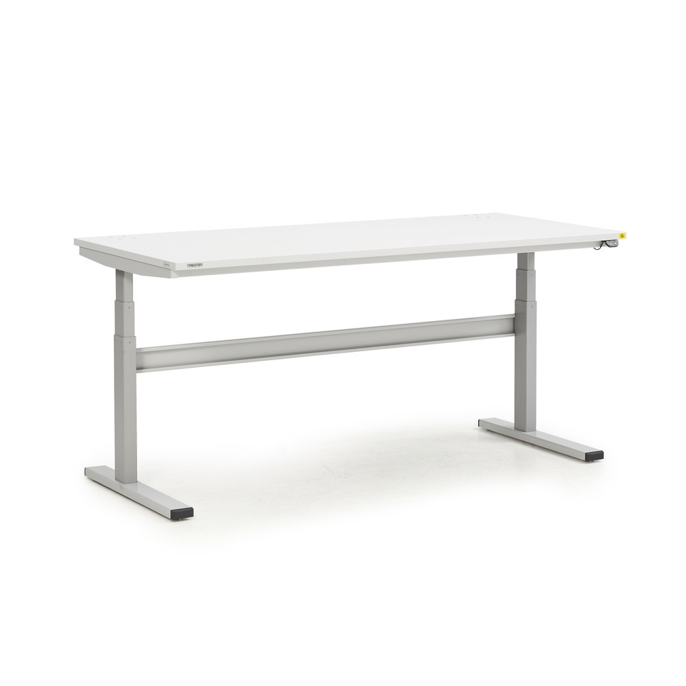 Obrázok výrobku: Pracovný stôl TRESTON TED, ESD, elektricky výškovo nastaviteľný, v × š × h 630 – 1 270 × 1 800 × 800 mm