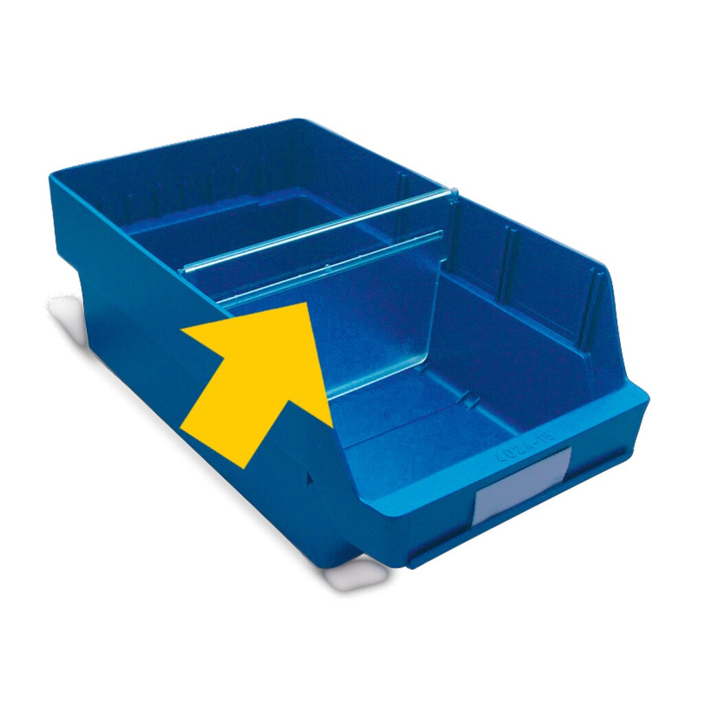 Prepážok pre boxy s priehľadným čelom XXL, Š x V 240 x 150 mm Obrázok výrobku: Prepážok pre boxy s priehľadným čelom XXL, Š x V 240 x 150 mm
