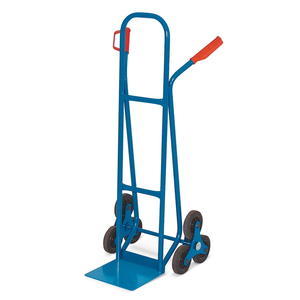 Obrázok výrobku: Prepravná rudla HEMMDAL – schodisková, nosnosť 175 kg, ložná plocha Š x H 280 x 230 mm, oceľ