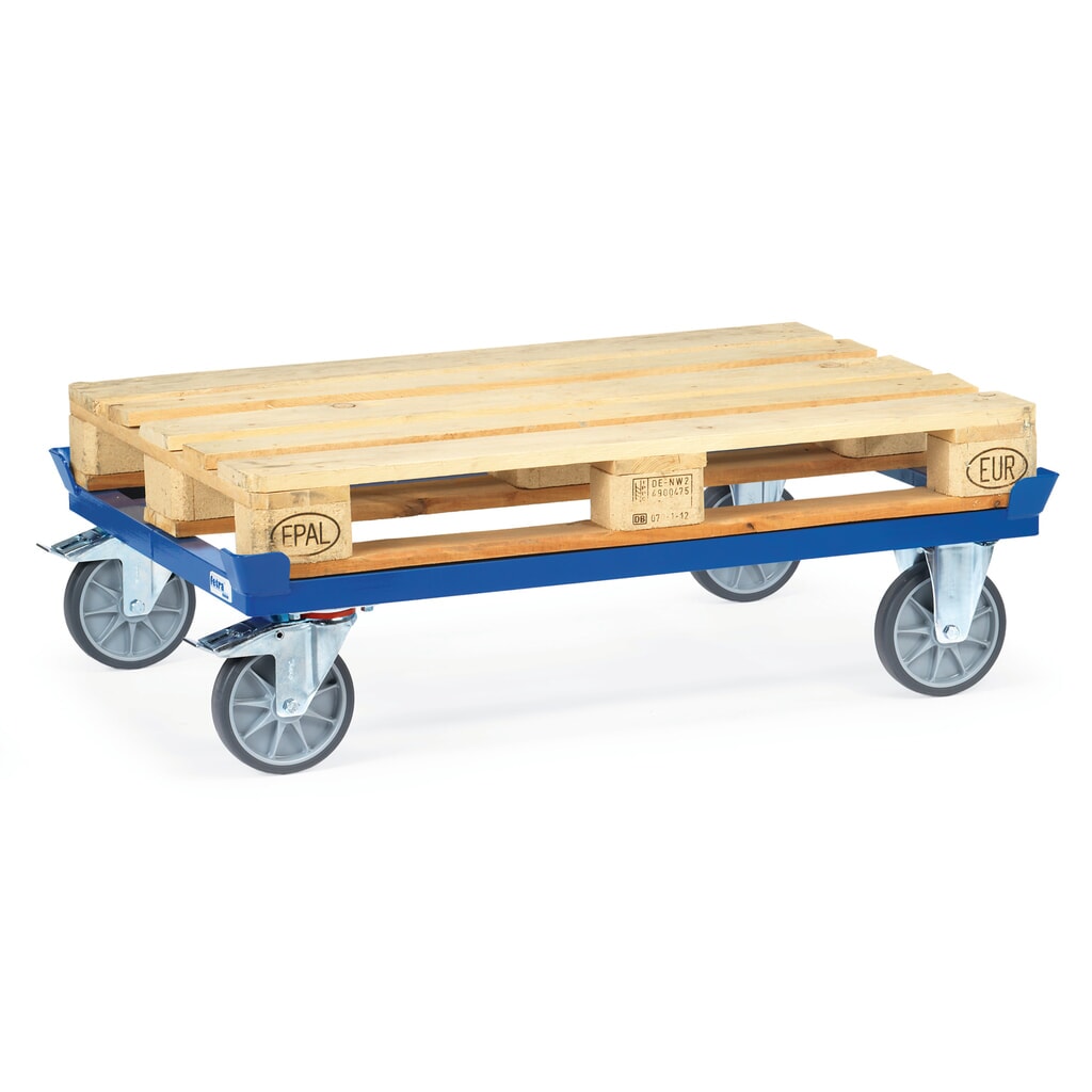 Prepravný podvozok fetra® so zvýšenými rohmi, nosnosť 750 kg, pre palety 800 x 600 mm, TPE pneumatiky Číslo obrázka výrobku 4: Prepravný podvozok fetra® so zvýšenými rohmi, nosnosť 750 kg, pre palety 800 x 600 mm, TPE pneumatiky