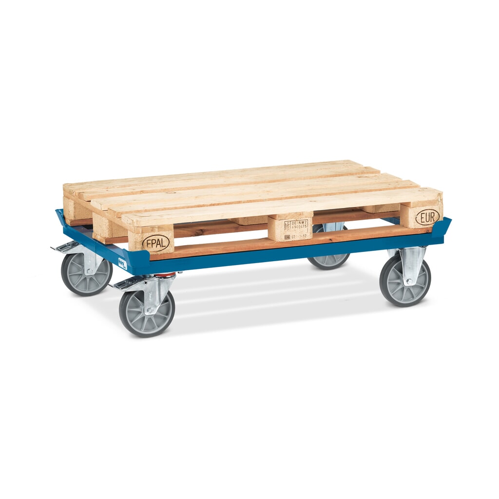 Prepravný podvozok fetra® so zvýšenými rohmi, nosnosť 750 kg, pre palety 1200 x 800 mm, TPE pneumatiky Číslo obrázka výrobku 5: Prepravný podvozok fetra® so zvýšenými rohmi, nosnosť 750 kg, pre palety 1200 x 800 mm, TPE pneumatiky
