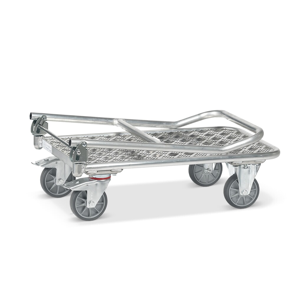 Dopravný vozík fetra® vyrobený z hliníka, ložná plocha Š x H 600 x 900 mm Číslo obrázka výrobku 4: Dopravný vozík fetra® vyrobený z hliníka, ložná plocha Š x H 600 x 900 mm