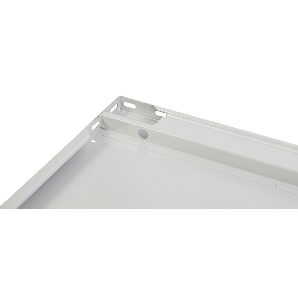 Číslo obrázka výrobku 3: Prídavná polica na podkladovú policu SCHULTE v čiernej farbe, s koncovými zarážkami, š x H 750 x 600 mm
