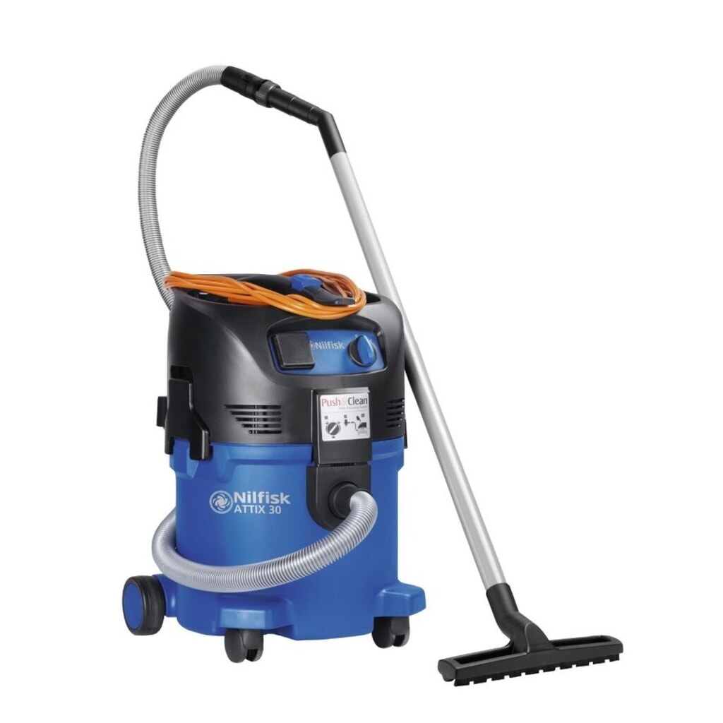 Priemyselný mokrý/suchý vysávač Nilfisk® ATTIX 30-11 PC, 1 500 W, 30 l, vrát. zásuvkou Číslo obrázka výrobku 4: Priemyselný mokrý/suchý vysávač Nilfisk® ATTIX 30-11 PC, 1 500 W, 30 l, vrát. zásuvkou