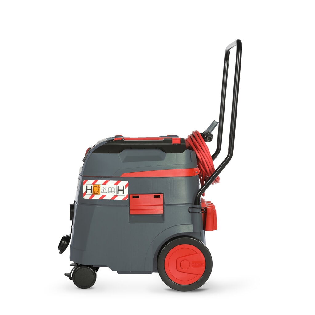 Obrázok výrobku: Priemyselný vysávač starmix iPulse, trieda prachu H, sklápací podvozok, 1 600 W, 35 litrov