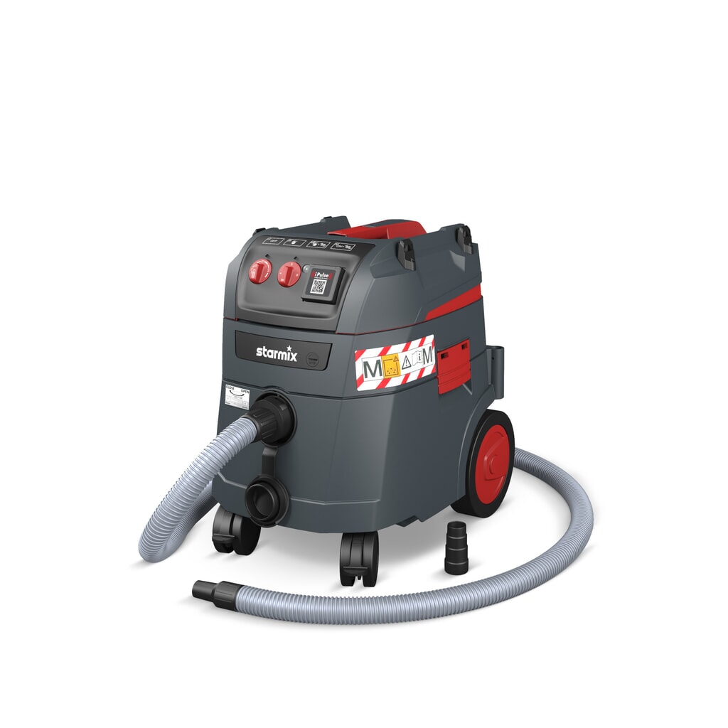 Priemyselný vysávač starmix iPulse, trieda prachu M, 1 600 W, 35 litrov Obrázok výrobku: Priemyselný vysávač starmix iPulse, trieda prachu M, 1 600 W, 35 litrov