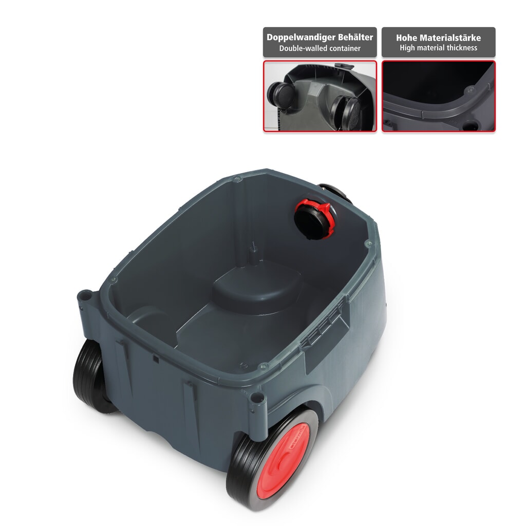 Priemyselný vysávač starmix iPulse, trieda prachu M, sklápací podvozok, 1 600 W, 35 litrov Číslo obrázka výrobku 3: Priemyselný vysávač starmix iPulse, trieda prachu M, sklápací podvozok, 1 600 W, 35 litrov