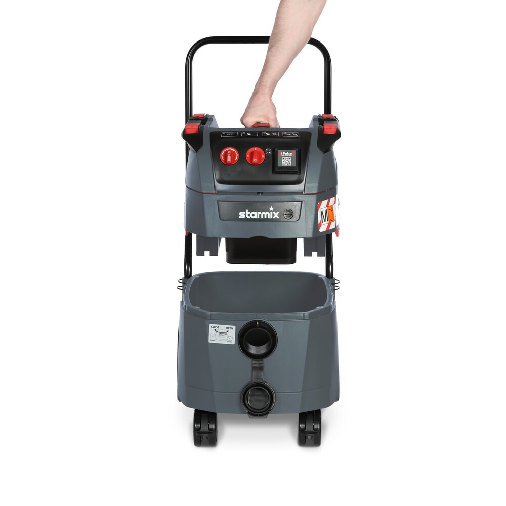 Číslo obrázka výrobku 7: Priemyselný vysávač starmix iPulse, trieda prachu M, sklápací podvozok, 1 600 W, 35 litrov