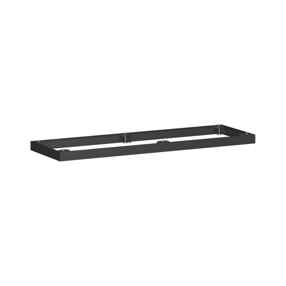 Číslo obrázka výrobku 1: Profesionálna kovová základňa pre kancelárske skrinky, ŠxH 50 x 1200 mm, čierna
