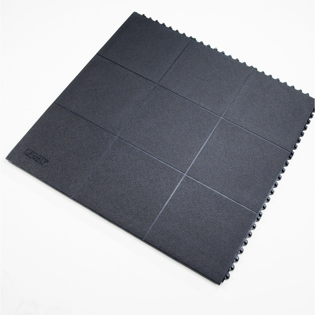 Obrázok výrobku: Protiúnavová rohož NoTrax Cushion Ease Solid™ ESD Nitrile FR, š × d 910 × 910 mm, čierna