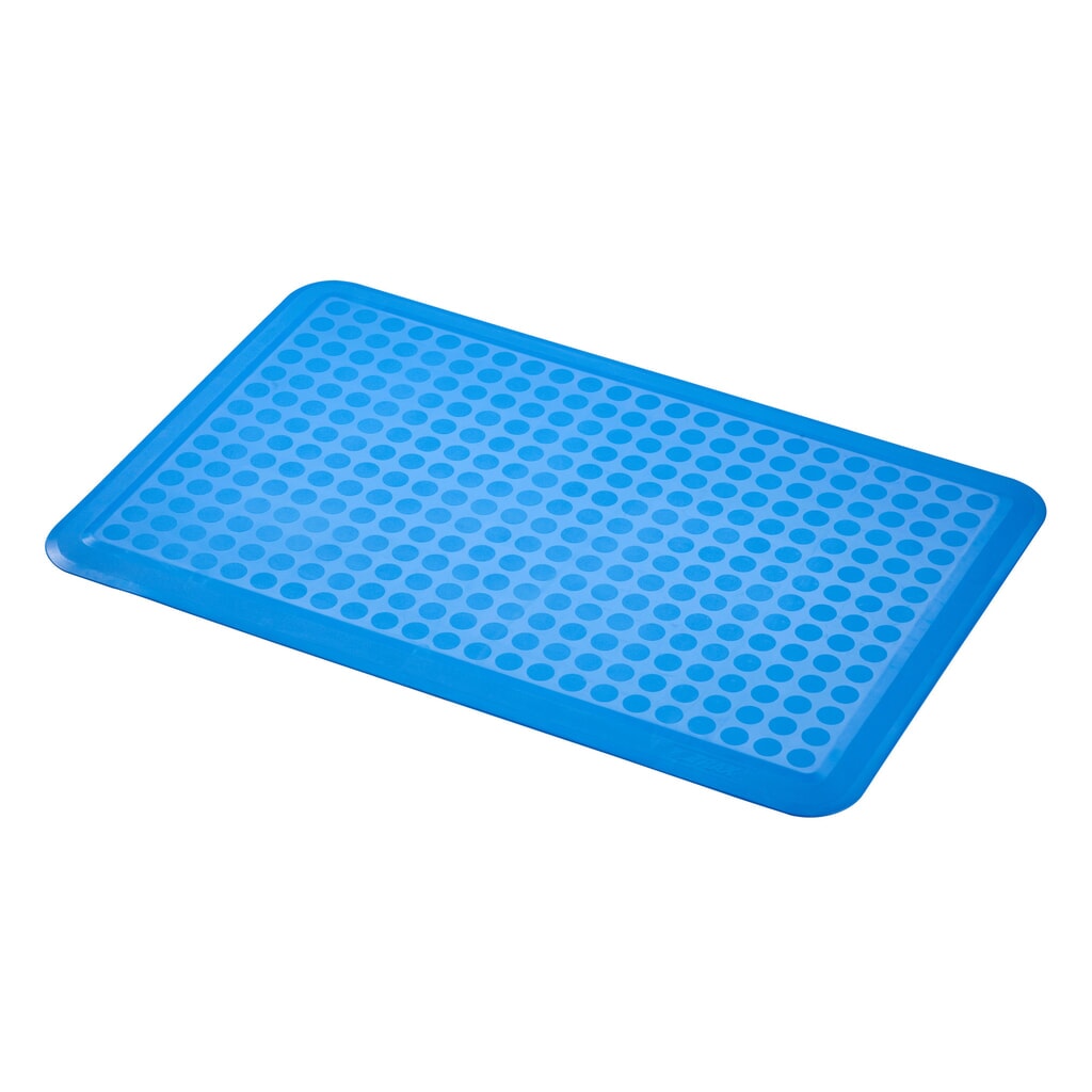 Protiúnavová rohož NoTrax Sani-Flex™, š × d 460 × 610 mm, modrá Obrázok výrobku: Protiúnavová rohož NoTrax Sani-Flex™, š × d 460 × 610 mm, modrá