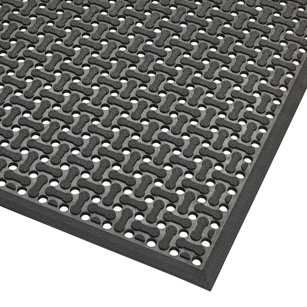 Protiúnavová rohož NoTrax Superflow®, š × d 600 × 900 mm, čierna Obrázok výrobku: Protiúnavová rohož NoTrax Superflow®, š × d 600 × 900 mm, čierna