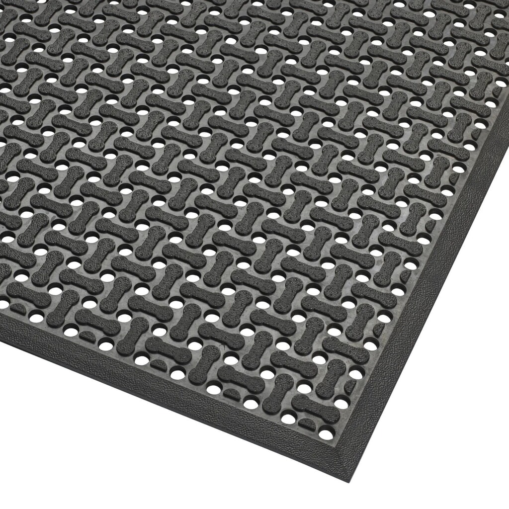 Protiúnavová rohož NoTrax Superflow® XT Nitrile, š × d 600 × 900 mm, čierna Obrázok výrobku: Protiúnavová rohož NoTrax Superflow® XT Nitrile, š × d 600 × 900 mm, čierna