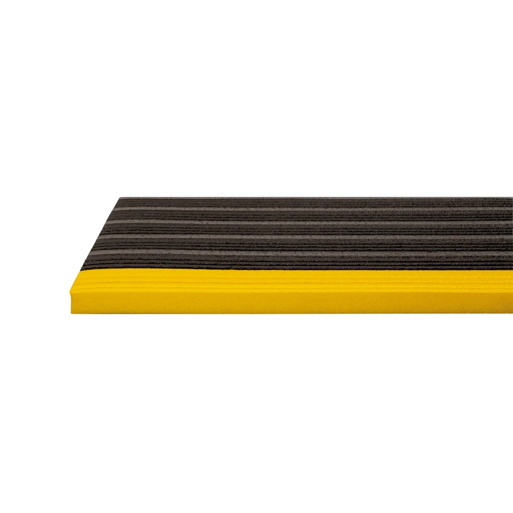 Číslo obrázka výrobku 5: Protiúnavová rohož Premium z vinylovej peny, Š x H 600 x 910 mm, čierna/žltá