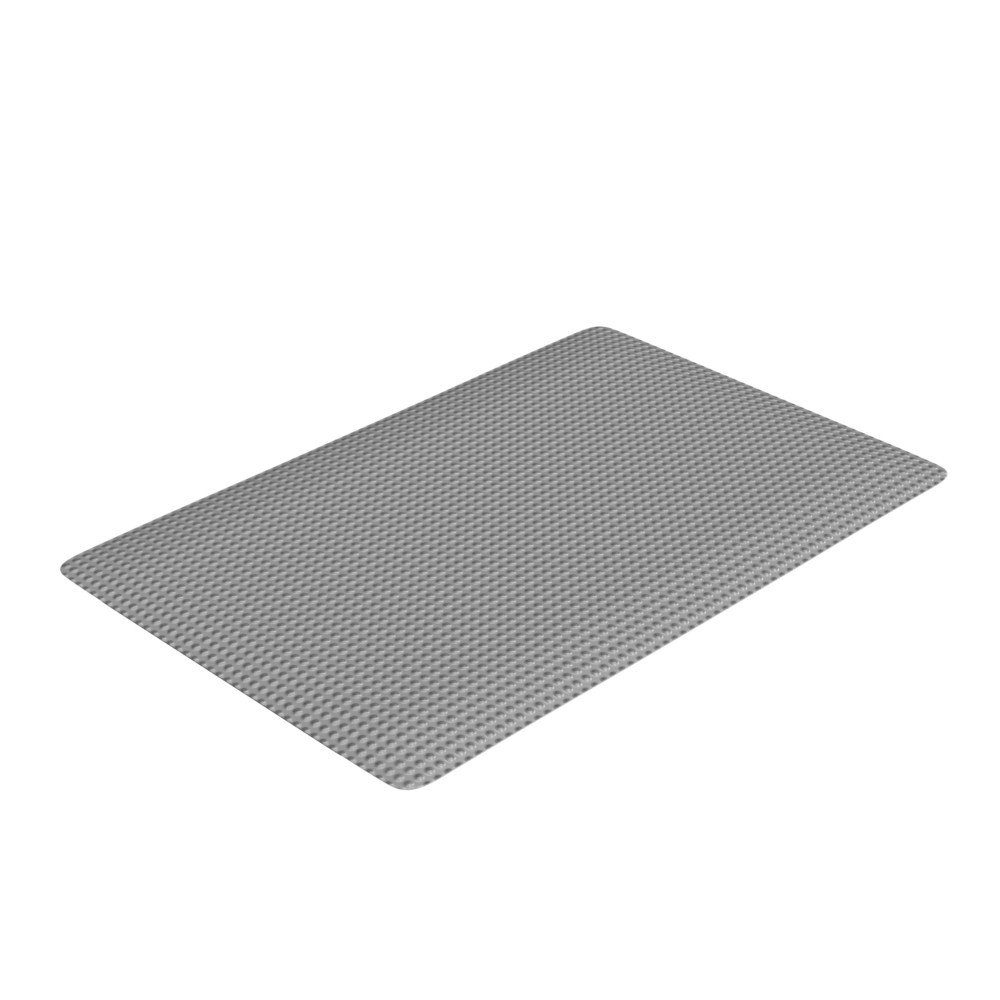 Číslo obrázka výrobku 3: Protiúnavová rohož z PVC s mikroporéznou vinylovou spodnou stranou, Š x H 600 x 910 mm, sivá
